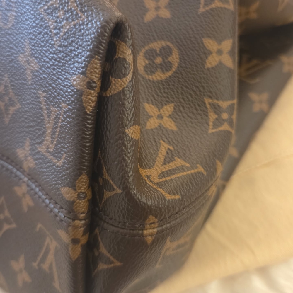 AUTHENTIC LOUIS VUITTON Classic Monogram in Brown and Tan GRACEFUL MM - Picture 10 of 17